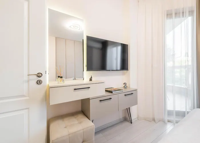 公寓 Luxurious Beachfront With Private And Panoramic Views In La Complex 瓦爾納